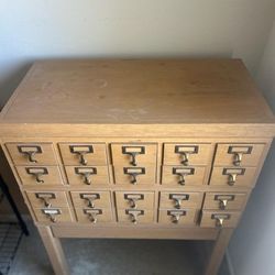 Library File Cabinet 