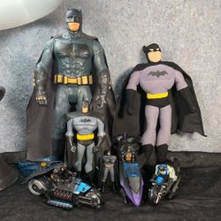 Batman Toys Lot Figure Motorcycle Ornament Toy DC Comics Justice League
