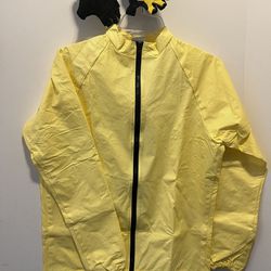 Rain Jacket, Bike Gloves,  T-Shirt