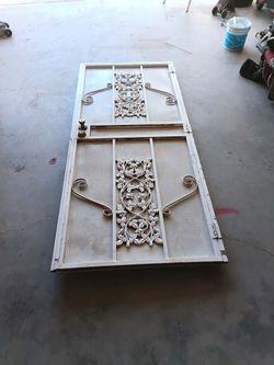 Steel security door