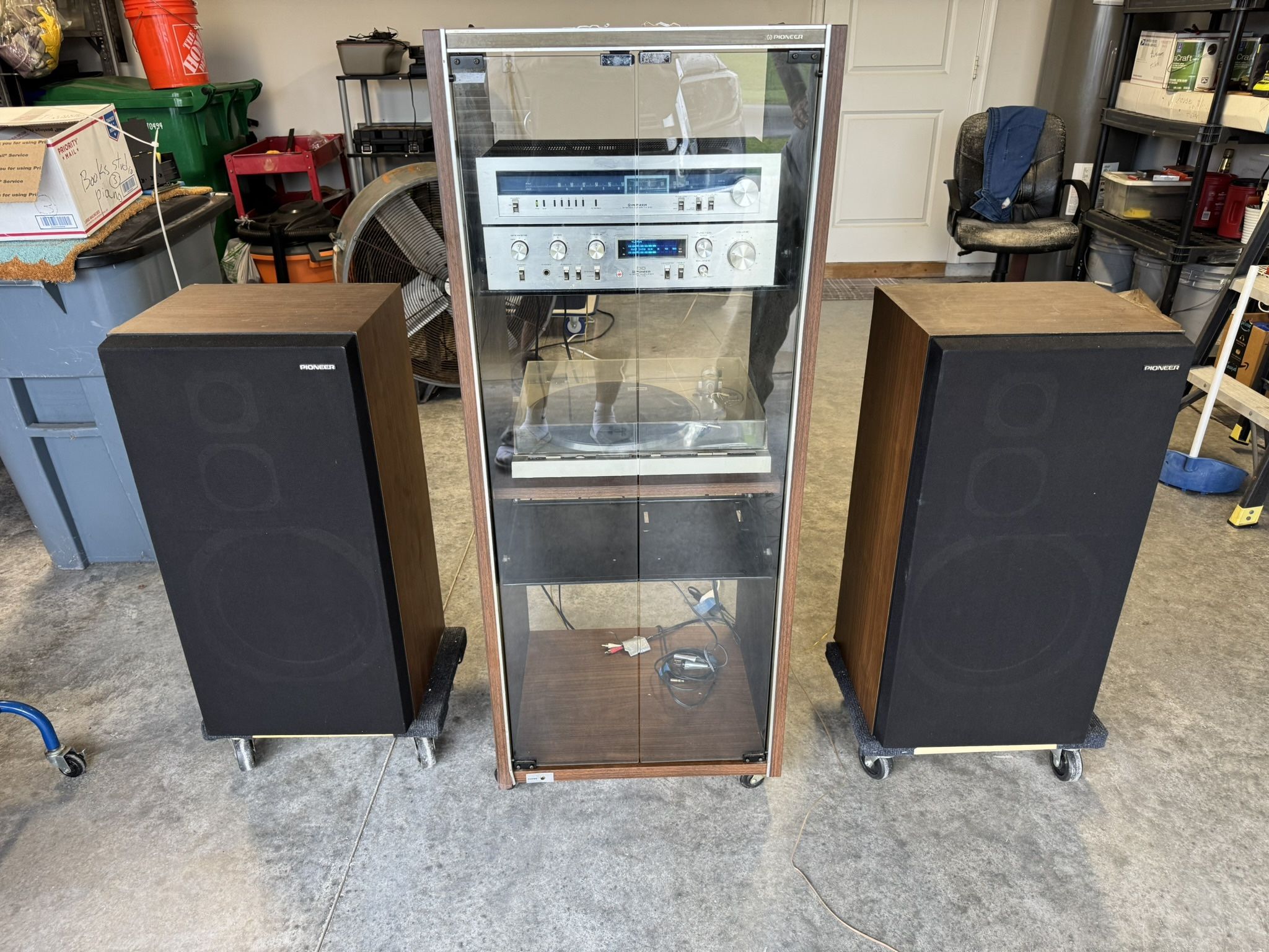 Vintage 1982 Pioneer Stereo System