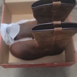 Work Boots 11.5 W size.