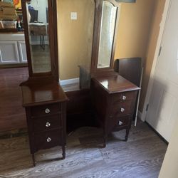 Wood Vanity