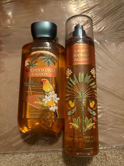 Bath & Body Works Golden Mango Lagoon Set