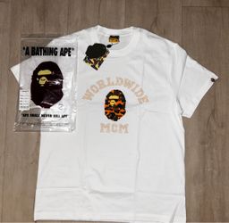 BAPE x MCM Worldwide T-Shirt Size XL