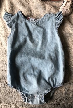 Toddler denim romper 12 months