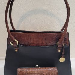 Brahmin Tuscan Collection Bag And Matching Wallet