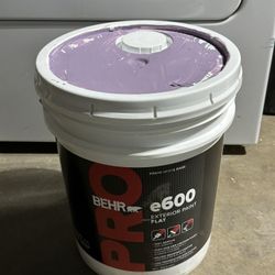  BEHR PRO 5 gal. e600 Acrylic Exterior Flat Paint Purple Violet Pintura 5 Galones 