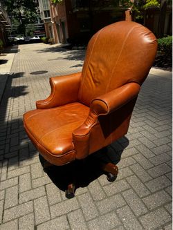 Leather office chair