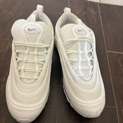 Nike Air Max 97 'Triple White' Men’s  Size 10 1/2