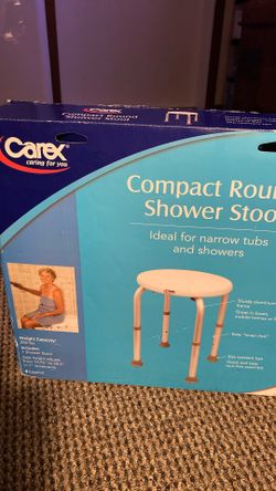 Compact Round Shower Chair, New Inbox