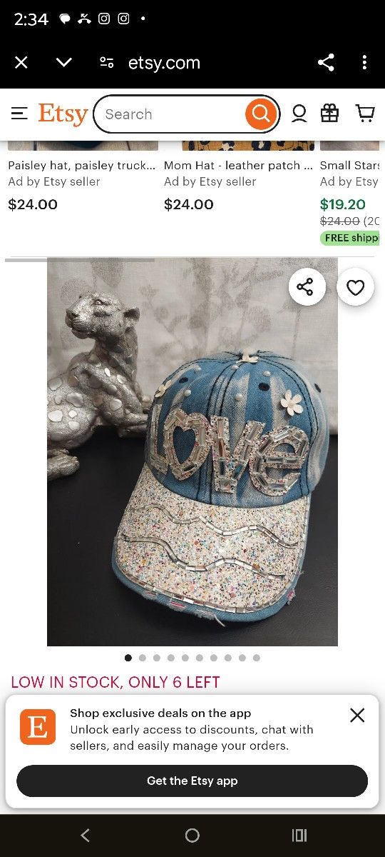 Women's Baseball Cap Hip Hop Bling Bling