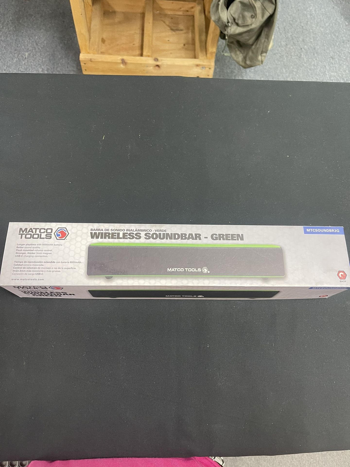 Matco Tools Soundbar Bluetooth Speaker - GREEN MTCSOUNDBR3G