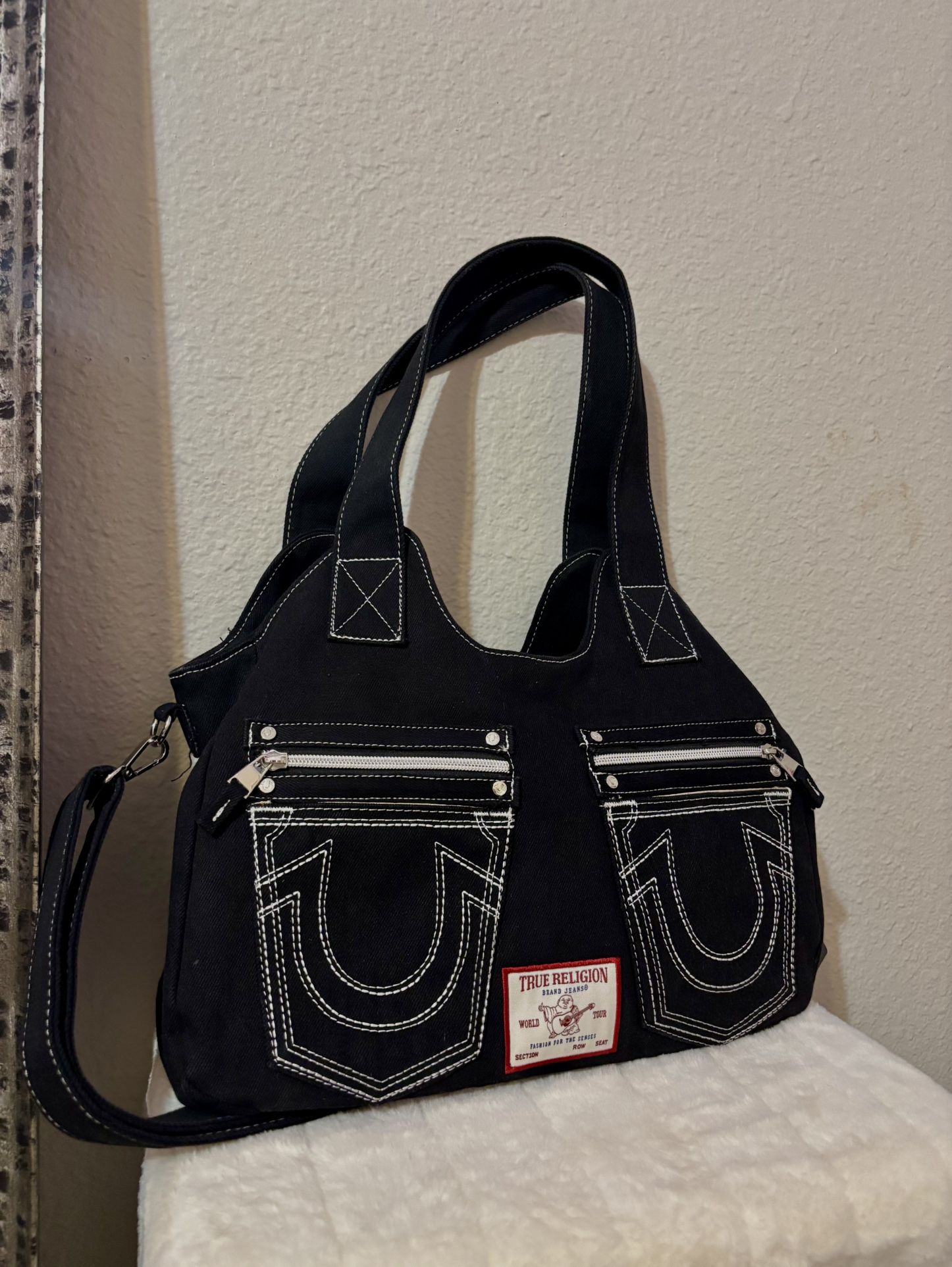 True Religion | Horseshoe Stitch Satchel 