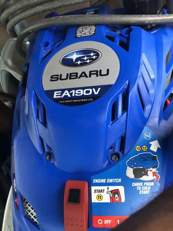 Electric Start Subaru Powerstroke Pressure Washer w/ 3100psi for Sale