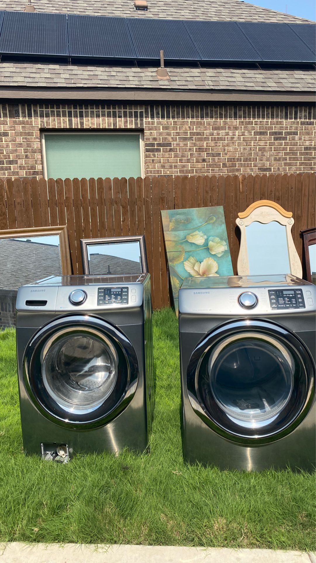 Samsung front loading washer/dryer set