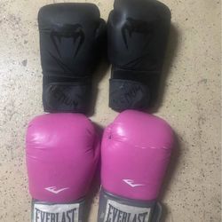 Venom & Everlast Gloves 