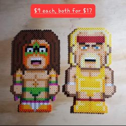 Ultimate Warrior Hulk Hogan Perler