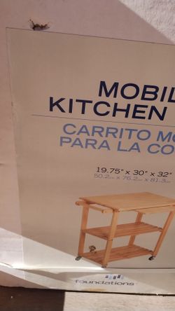 Kitchen cart for microwave