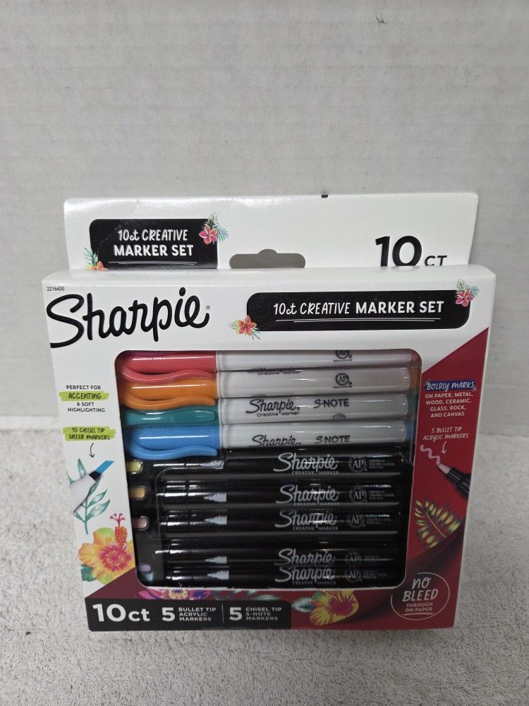 Sharpie 10pc. Creative Marker Set Brand New (Price Is Firm)