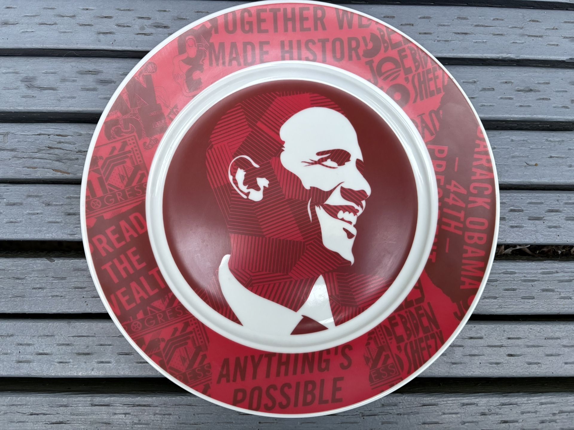 Obama Limited Edition Porcelain Plate