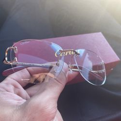 Cartier Glasses- Gold Arms 