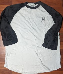 HUF 1/2 Long Sleeve Mens Sz Small Two Tone