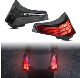 Pair Smoked LED Tail Lights Rear Brake Lamp Kit for Can Am Ryker (contact info removed)-24