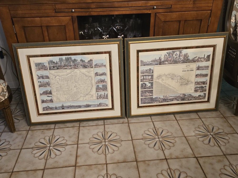 Cuadros ISLA DE CUBA & LA HABANA