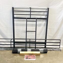 Twin-over-Twin Low Profile Junior Bunk Bed, bunkbed, bed frame, Black *Free Delivery & Assembly* 