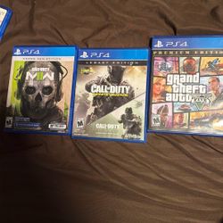 GTA 5, Call Of Duty Infinite Warfare, Call Of Duty MW2
