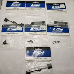 E-Flite Airplane parts count of 8 . Look at pictures for item an numbers . These total 42.00 .