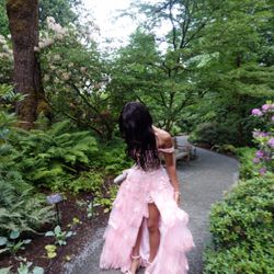 Pink prom dress sherri hill dupe size 4
