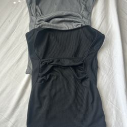 2 Pieces, SHEIN Ruffled Short Sleeveless Shirts 