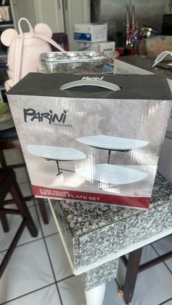 3 tier serving plate set