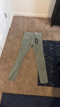 Sage Green serenede Slim Fit Pants with Tags