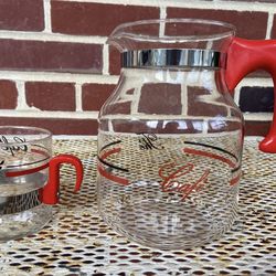 Antique 1920’s tea coffee carafe and  cup