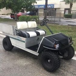 2003 Club Car Carryall gas Utility golf Cart Industrial Burden Carrier tilt bed