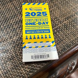 Texas Fair Tickets 