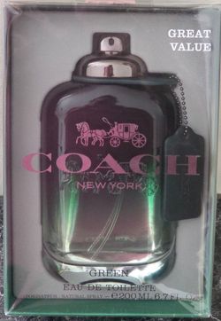 Coach New York (Green) EAU DE TOILETTE  200ML 6.7 oz