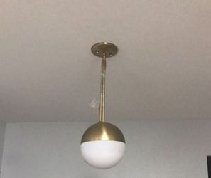 New Gold Pendant Light
