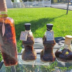 Infused Vinager Set , 4 Bottles