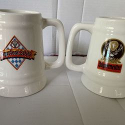 3 STEINS  FOR BEER GET READY FOR OCTOBERFAST