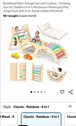 Montessori Philosophy Climbing Set for Toddlers