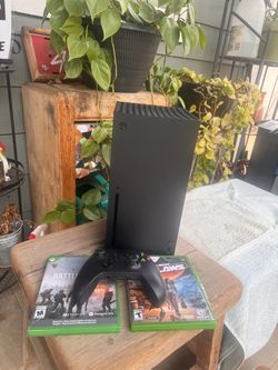 Xbox Series X Console with Controller and 2 Games