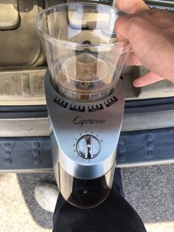 Caperesso Infinity Burr Grinder Coffee Stainless Steel Body