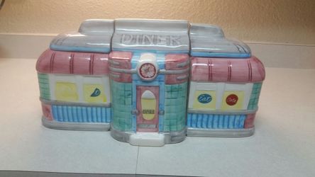 3pcs. Dinning coca cola cookie jar