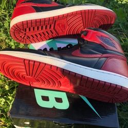 Air Jordan 1 Nike Bred Varsity Red 2016 Size 10