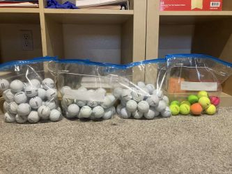 Golf Balls And Golf Tee