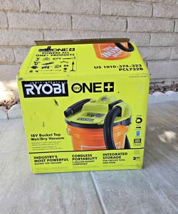 RYOBI 18V Bucket Top Wet Dry Vacuum